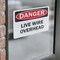 Signmission Live Wire Overhead Danger Sign, Vinyl Decal, 10in W x 7in L, 2PK OS-2PACK-DS-D-710-L-19420 - alternate 4
